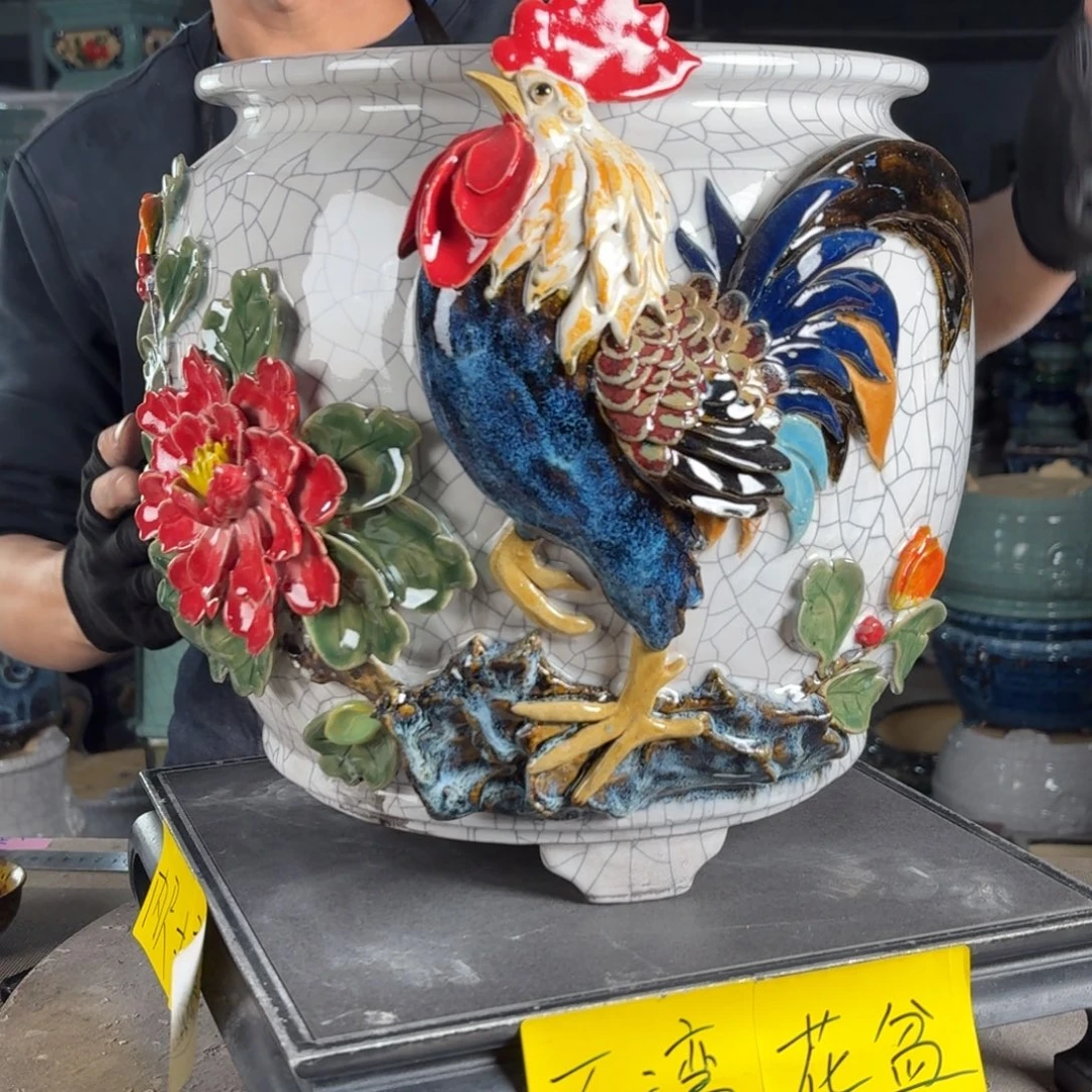 一风堂石湾花盆 内22*25