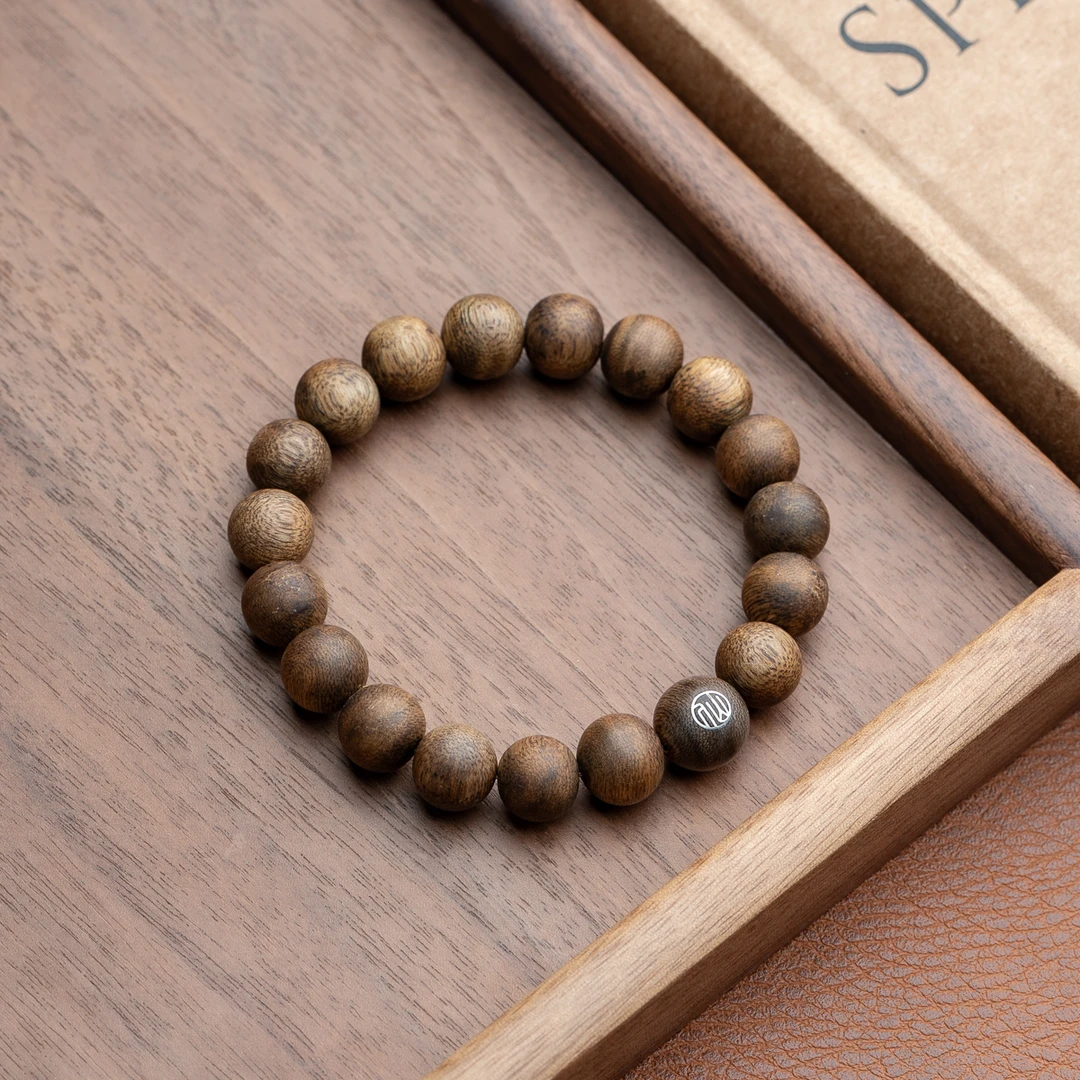 XIANYUAN/仙源莺歌绿奇楠11mm单圈手串原创设计手串