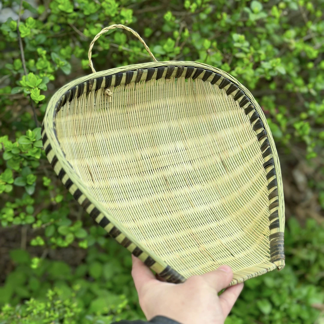【全青皮筲箕】1斤-50斤米 竹编洗菜盛饭纯手工沥米簸箕细家用商用