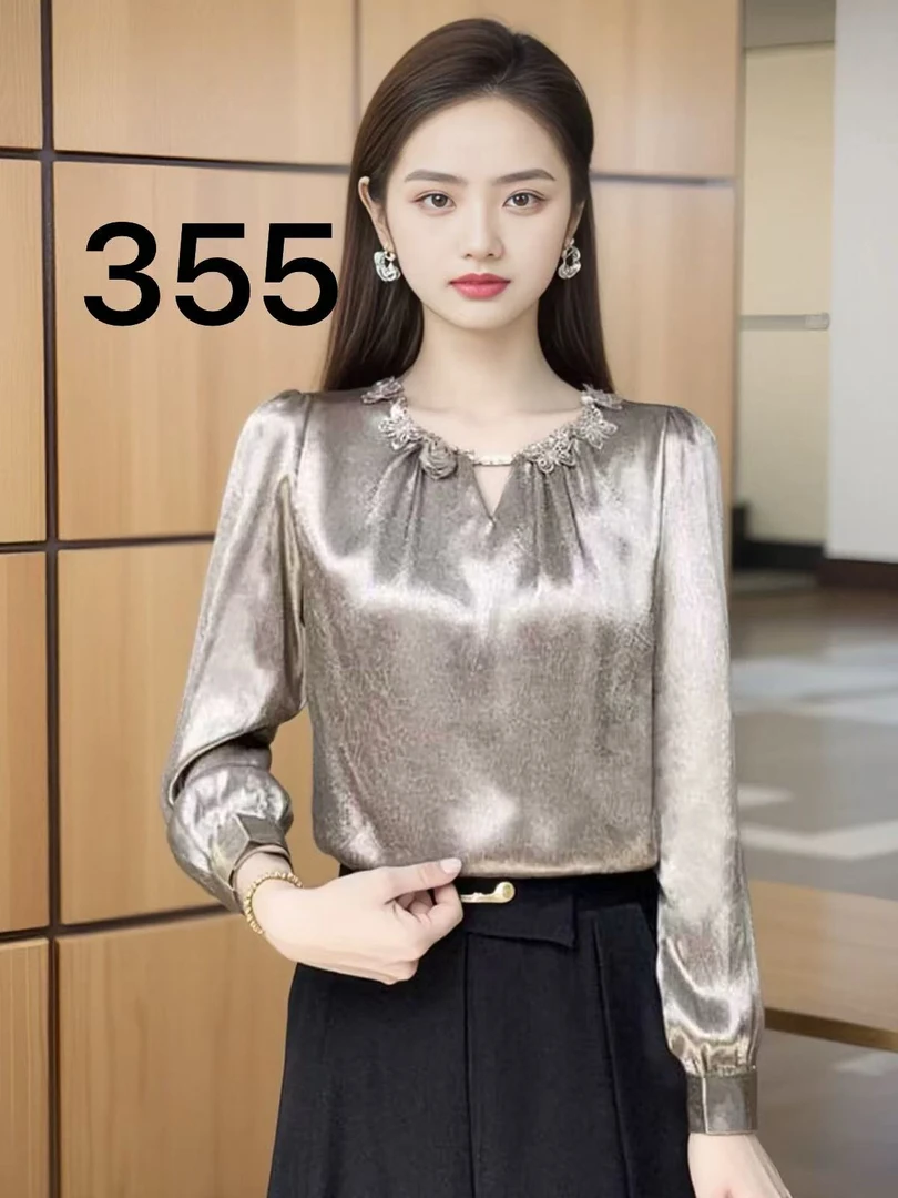 355针织衫轻熟风女长袖春季网红百搭女装上衣设计师毛衫