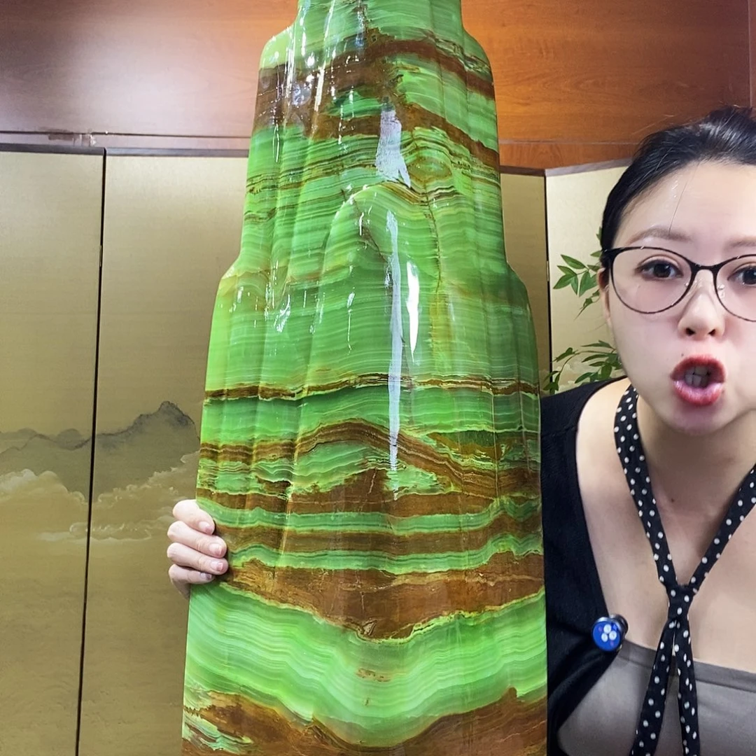 石材山水画作品摆件