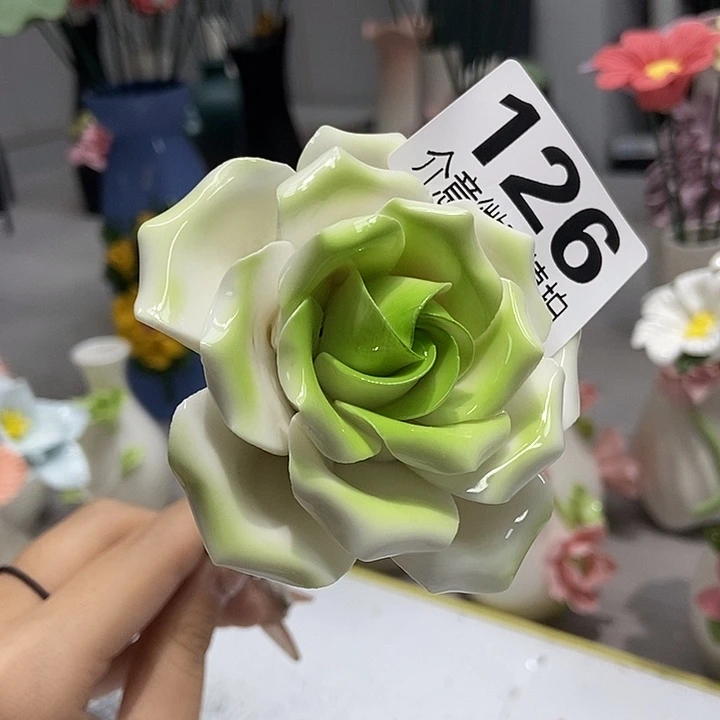 陶瓷纯手工捏花设计