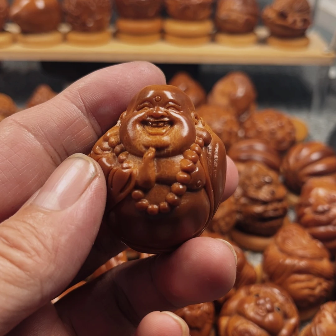 橄榄核手串/手链流**人弥勒佛