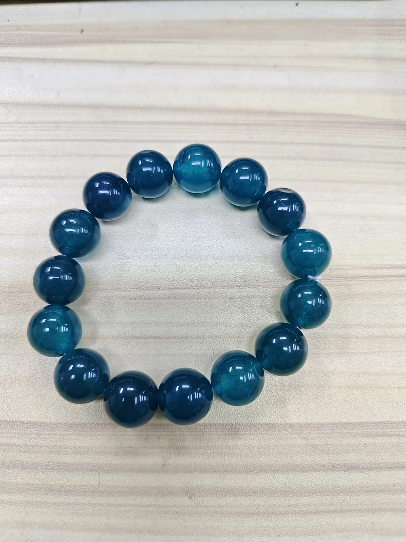 M226精品蓝色卡13mm圆珠手串