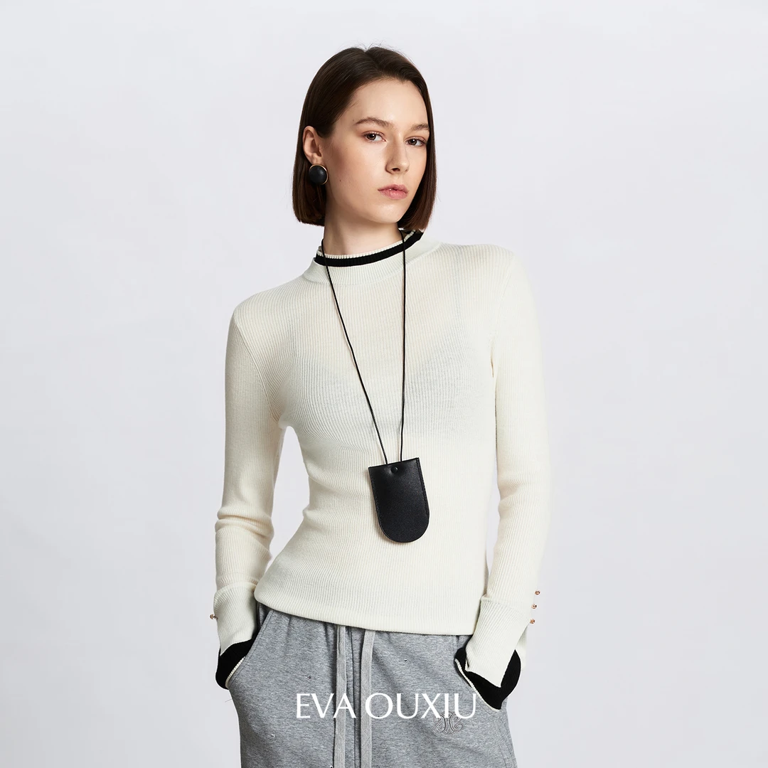 【白姐福利】【白姐福利】EVA OUXIU/伊华欧秀羊毛衫43WZM5252