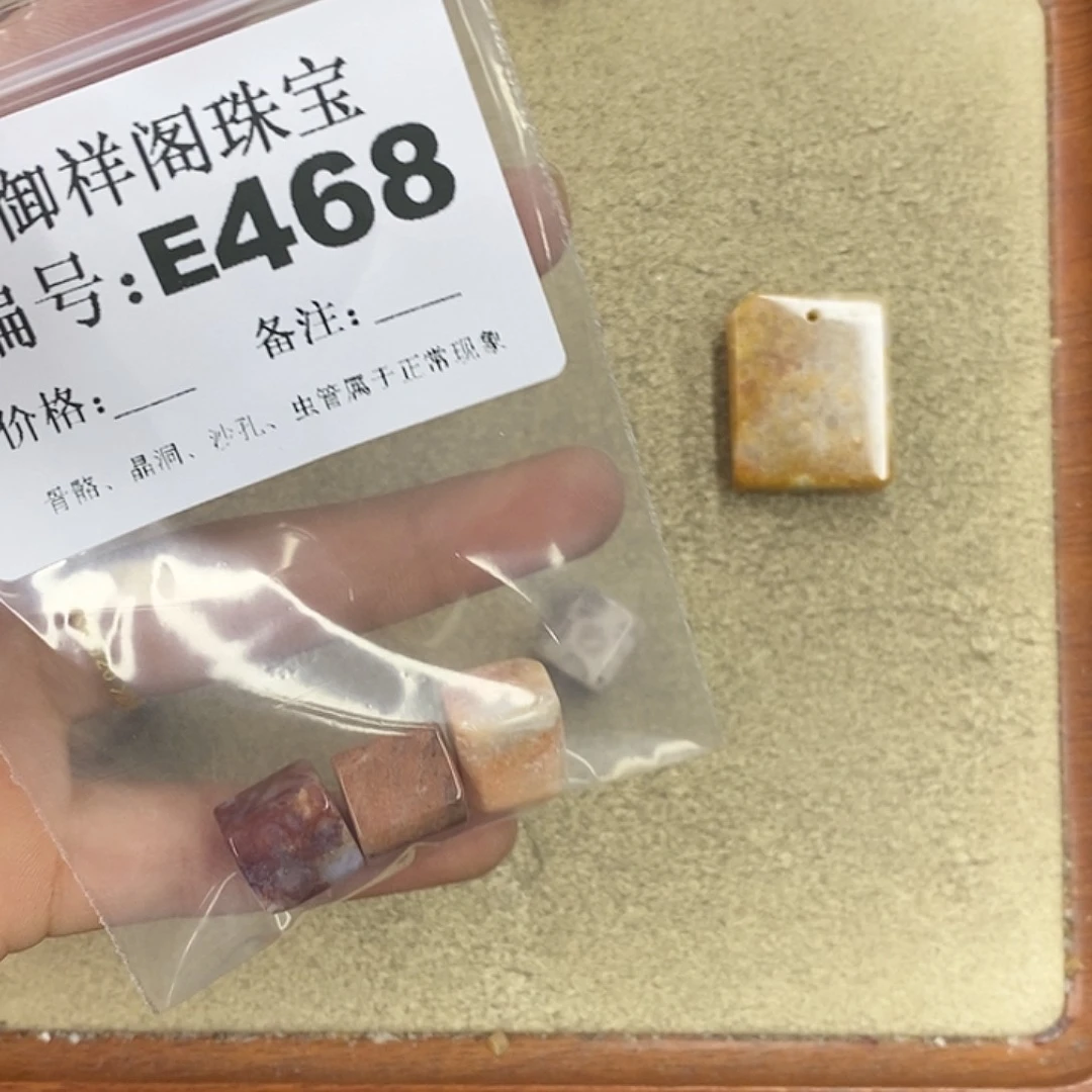 硅化珊瑚（珊瑚玉）颈饰未镶嵌隋*