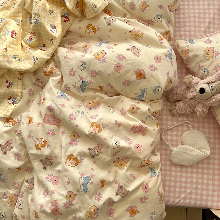 软fufuA类母婴级纯棉四件套全棉被套2025新款床上学生宿舍三件套4