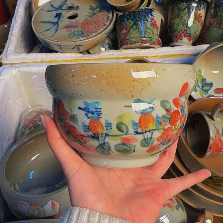 瓷片景德镇陶瓷手工手绘