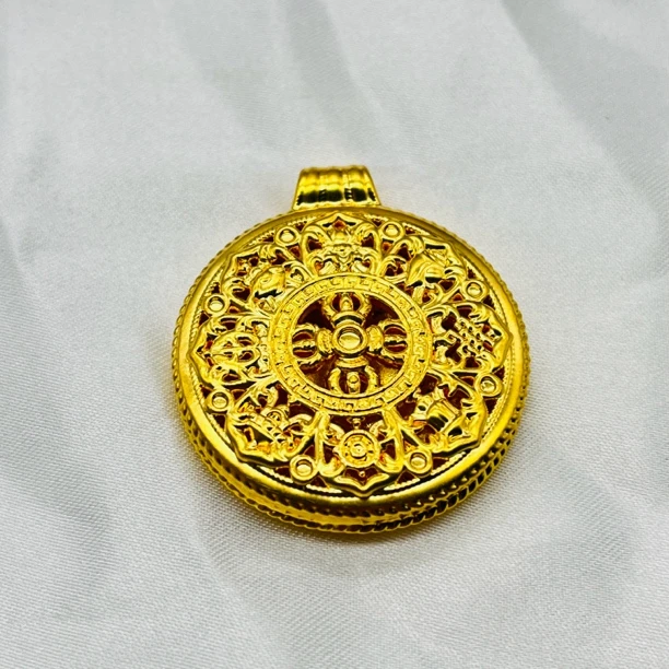 足金饰品/素金八宝罗盘/4.77/1B5F10139/q