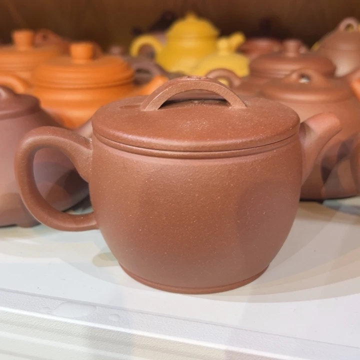 茶壶紫砂紫泥汉瓦200cc