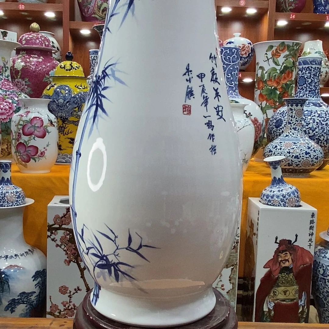 摆件当*景德镇陶瓷福筒