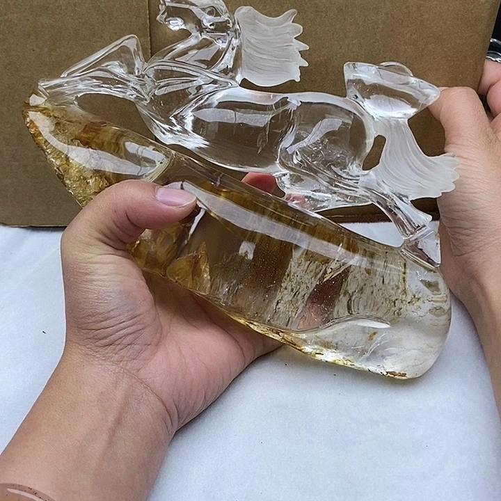 银***区大型摆件（非配饰）水晶未镶嵌