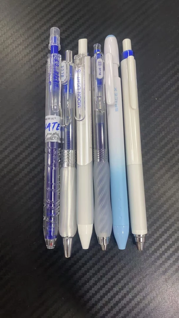 发蓝色油墨,6支蓝墨