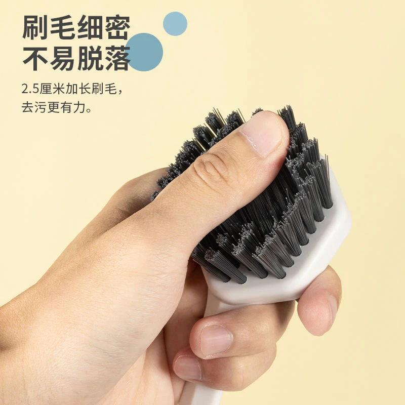 (拍一发二)精品锅刷长柄不伤锅颜色随机