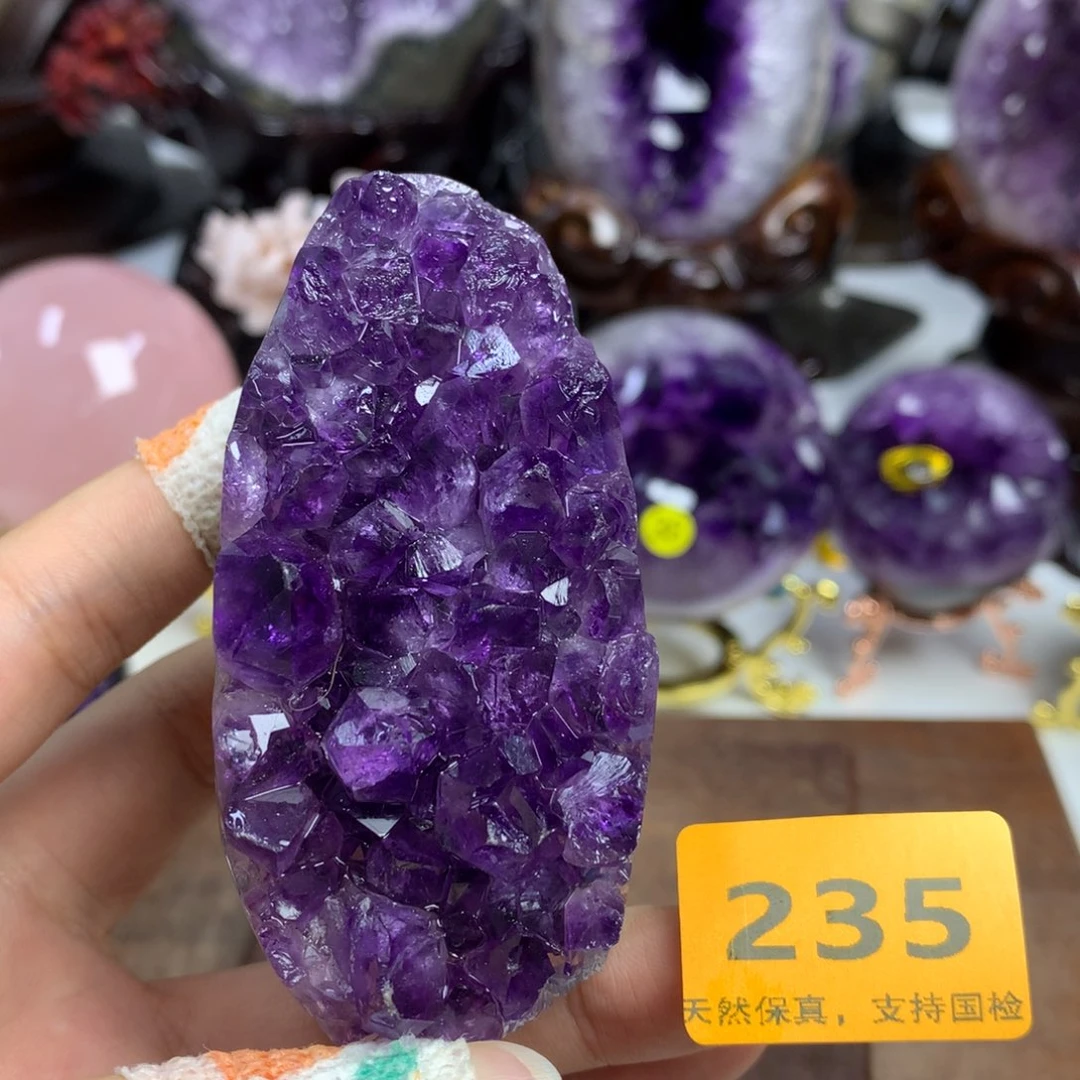 紫晶摆件未镶嵌紫晶