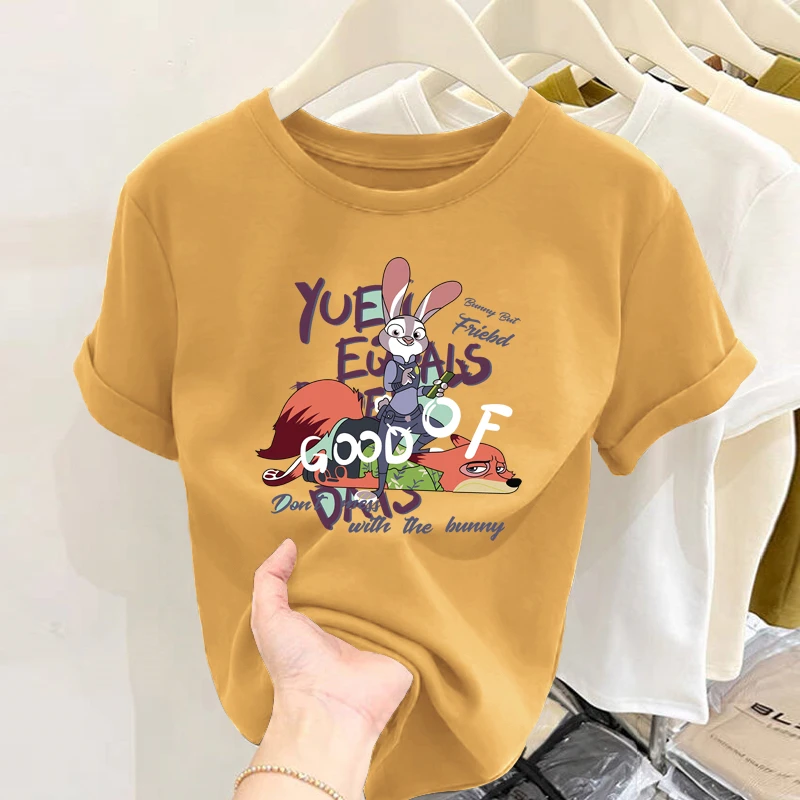 设计感小众正肩短袖t恤女2025新款流行时尚百搭洋气黄色上衣夏季