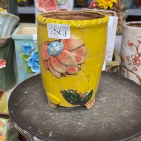 【闪购商品】红陶粗陶材质多肉花盆