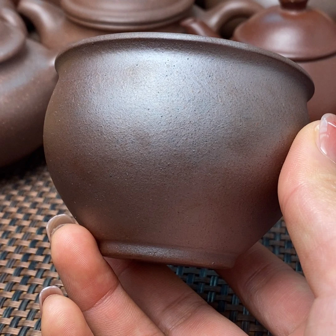 段泥茶壶党紫砂主人杯