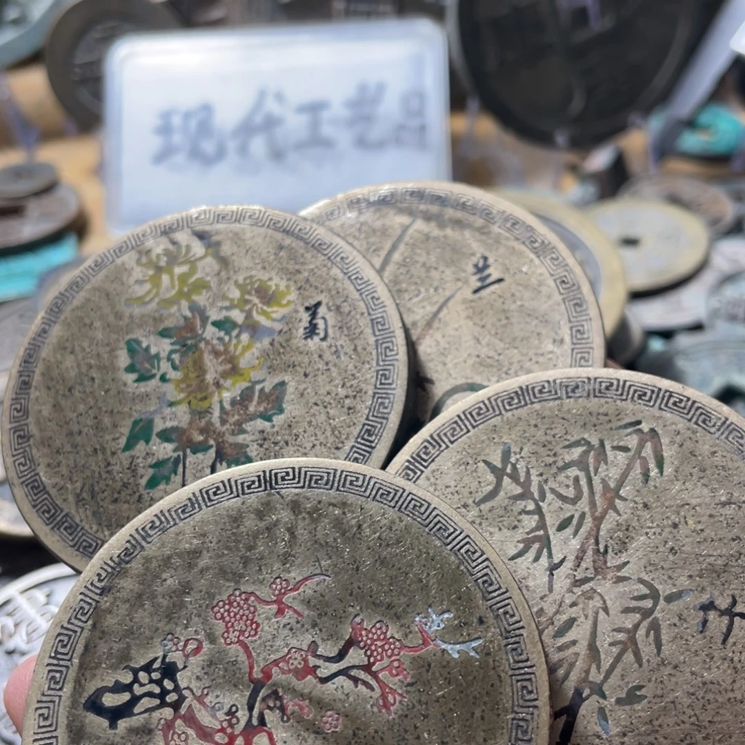 铜现代工艺品学习币