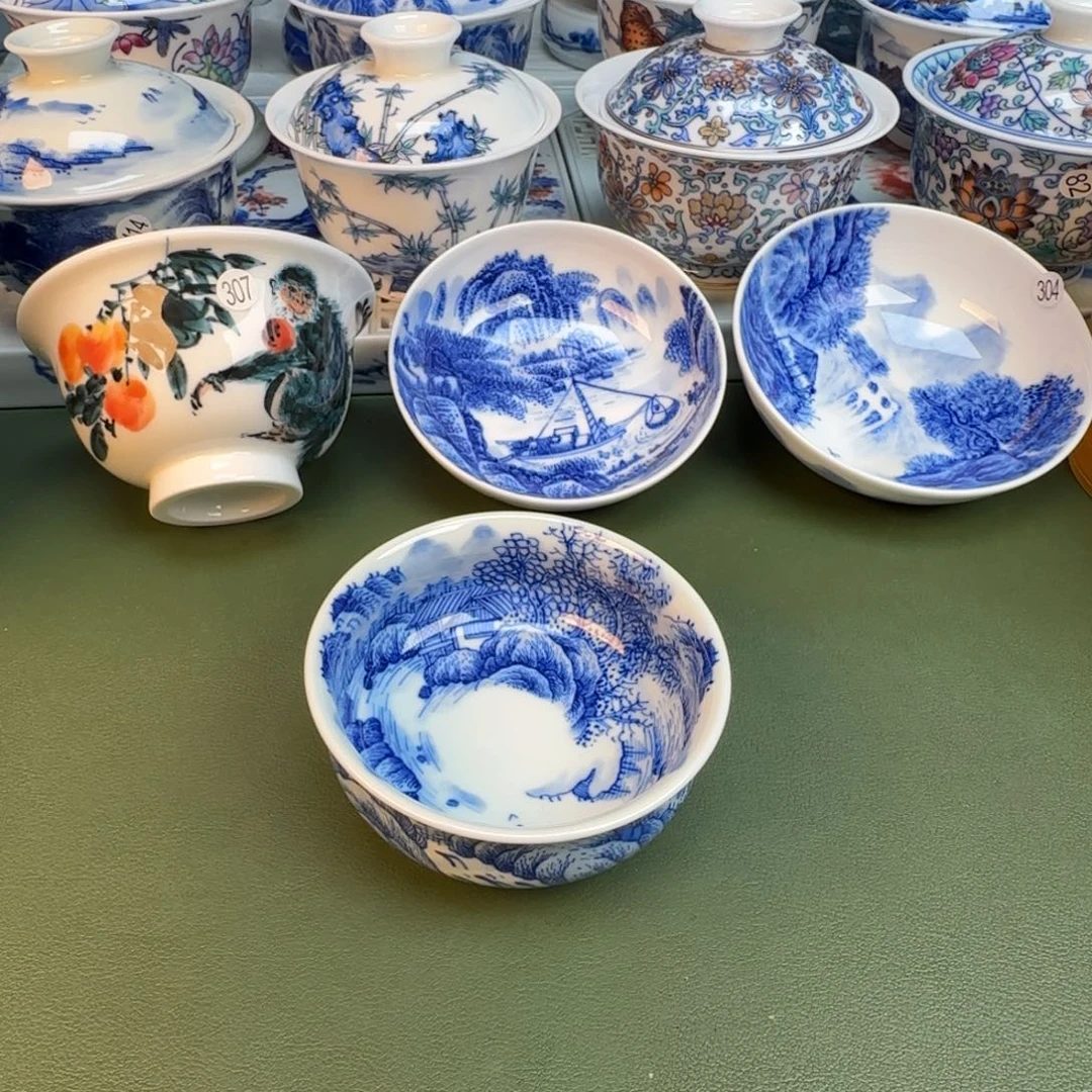 陶纯手工纯手绘茶具351