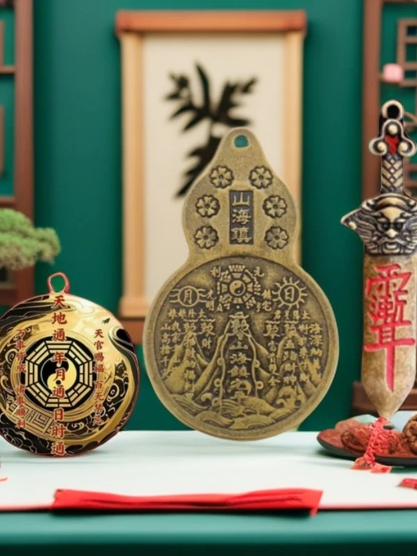 摆件山海七星太极纳吉招财进宝葫芦摆件挂件