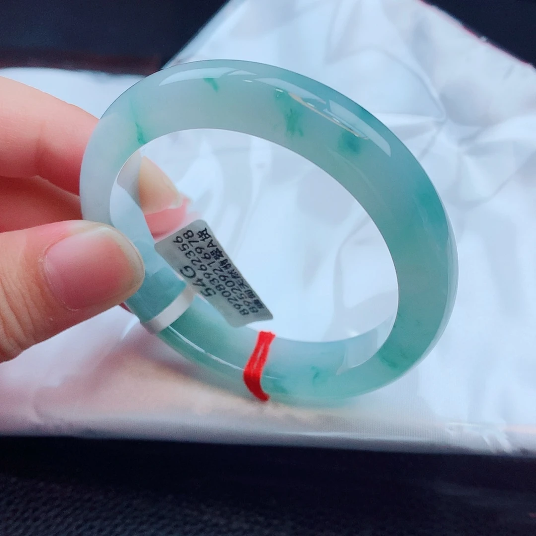 翡翠未镶嵌手镯天然缅甸翡翠A货手镯