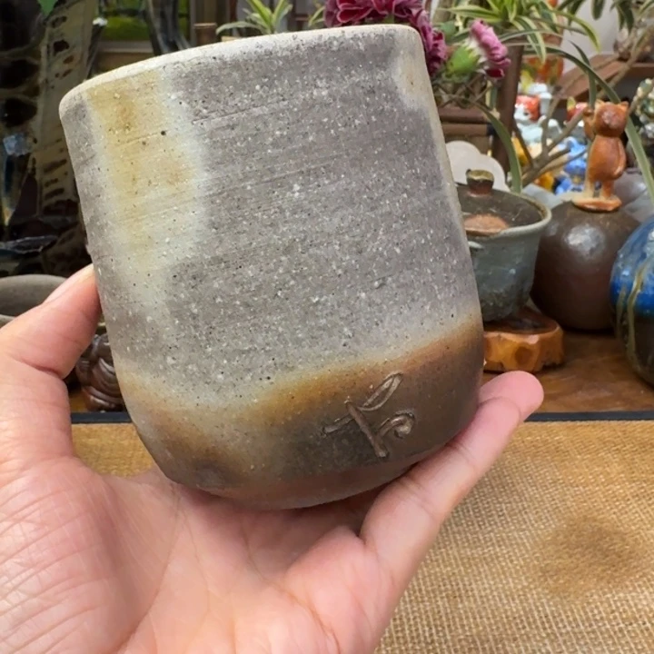 J****u柴岗守青备前汤吞福利一口价