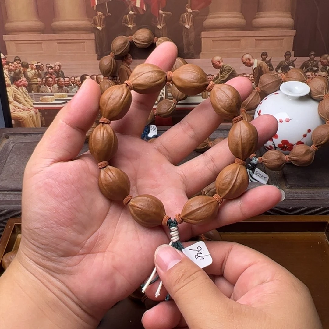 橄榄核手串/手链原生态梅林铁核19*26