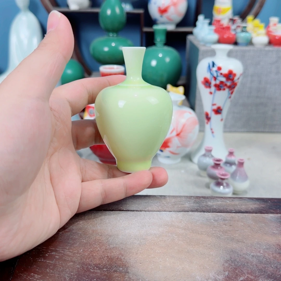 陶瓷手工小花器摆件