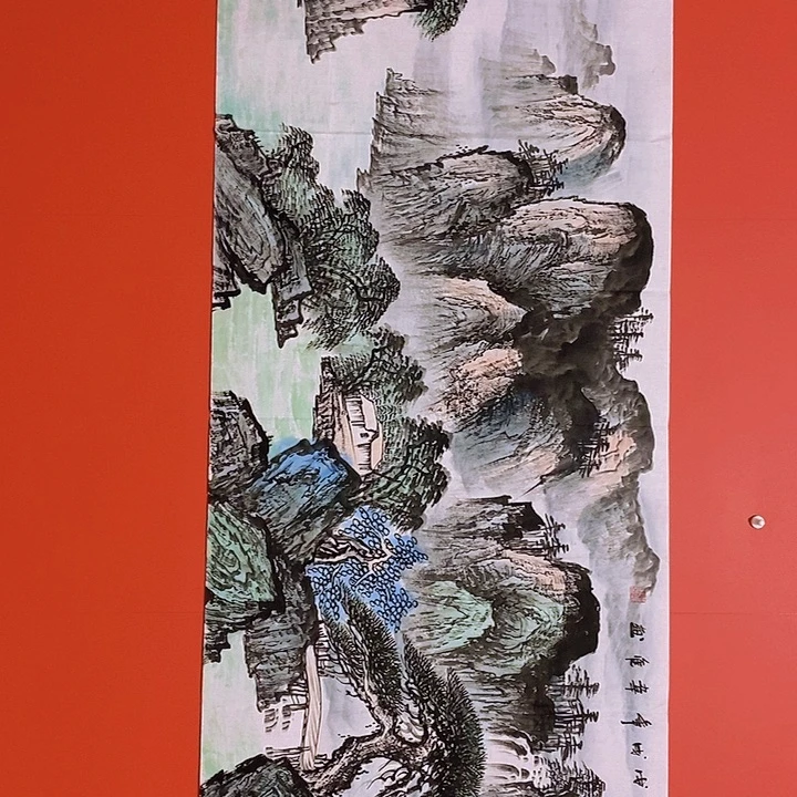 国画山水花鸟字画书画国画