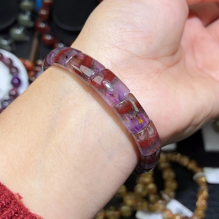 水晶未镶嵌手链极光手牌