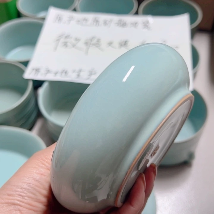 杯汝瓷原产地生产瑕品