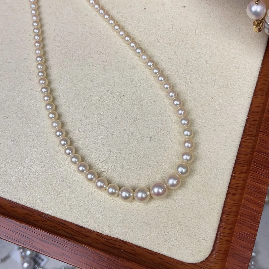 颈饰海水珍珠银S925镶嵌