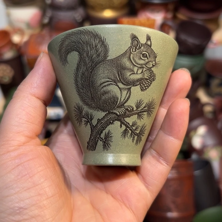 茶杯紫砂宜兴紫砂主人杯