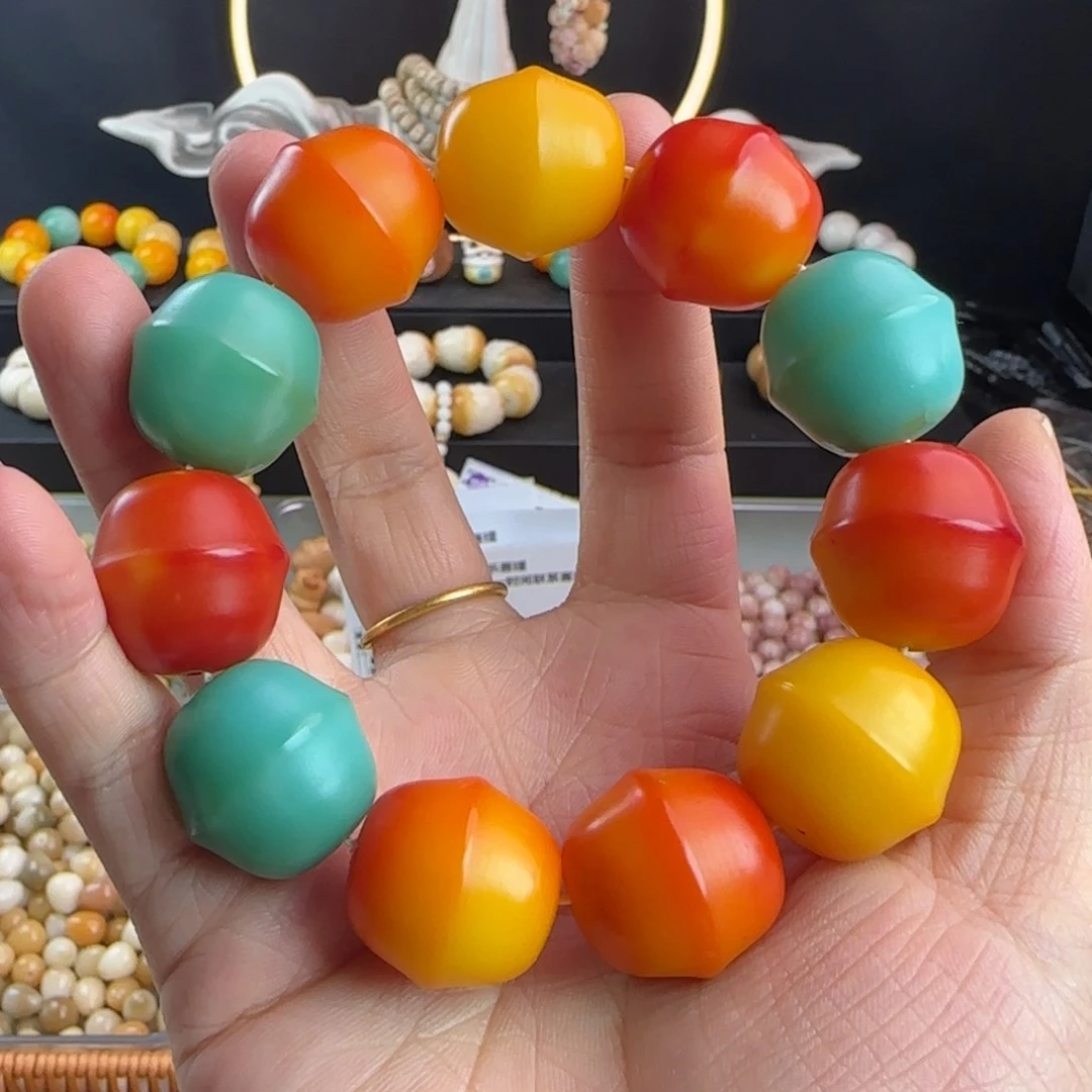 菩提根/象牙果吊坠瑕疵卡21糖果蜜罐1串介意勿拍