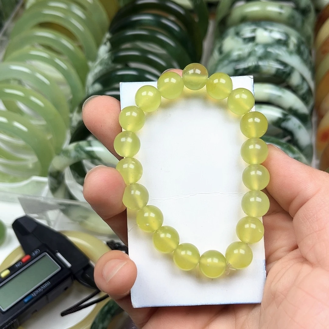 未镶嵌透闪石-蛇纹石玉手镯