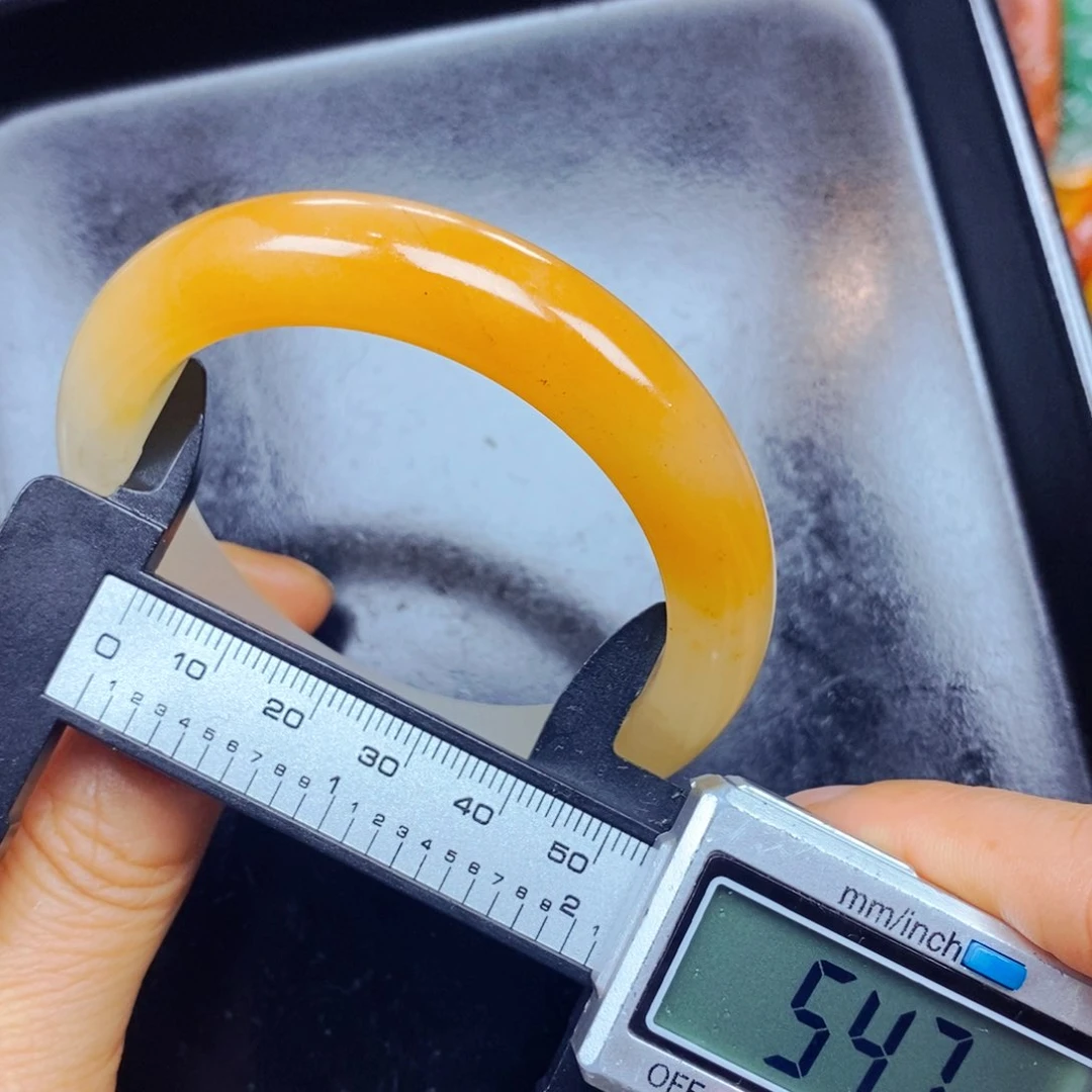 石英质玉（黄龙玉）未镶嵌项链
