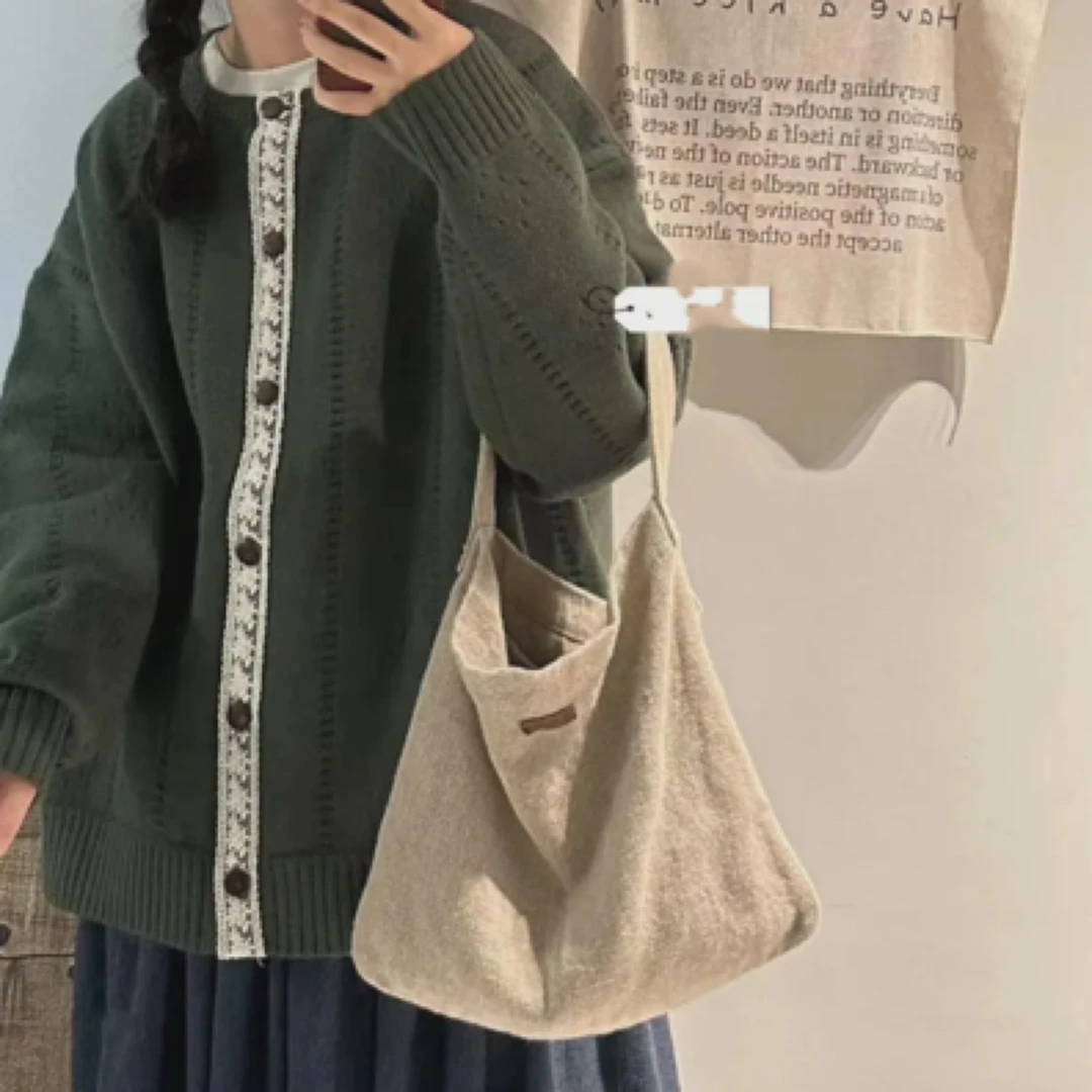 欧货～出口棉针织长袖开衫，均码，宽松版型，百搭