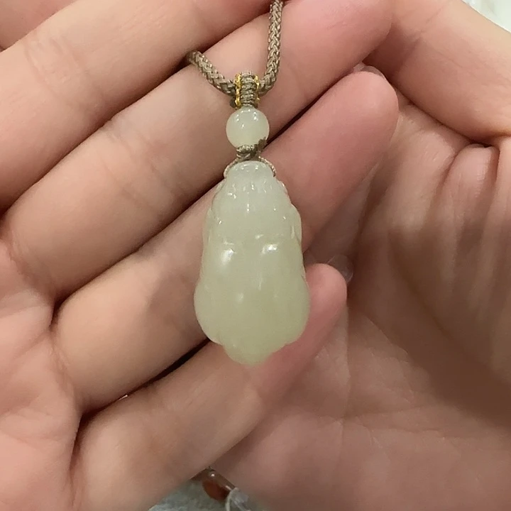 和田玉未镶嵌吊坠(不含链)