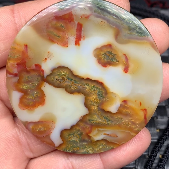 玛瑙/玉髓颈饰合金划****8