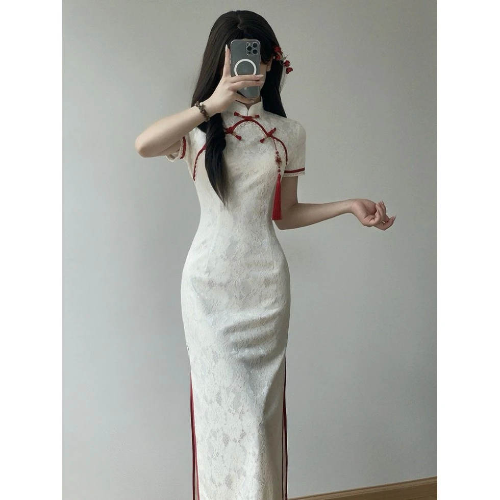 新中式旗袍2025新款国风性感订婚日常气质高端改良年轻款少女夏季