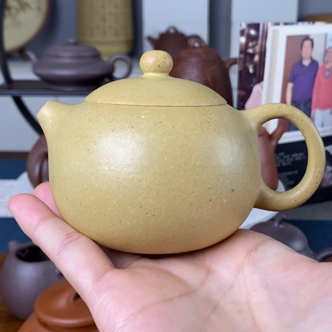 紫砂茶壶微瑕150cc大水潭本绿西施壶壶内裂不漏水