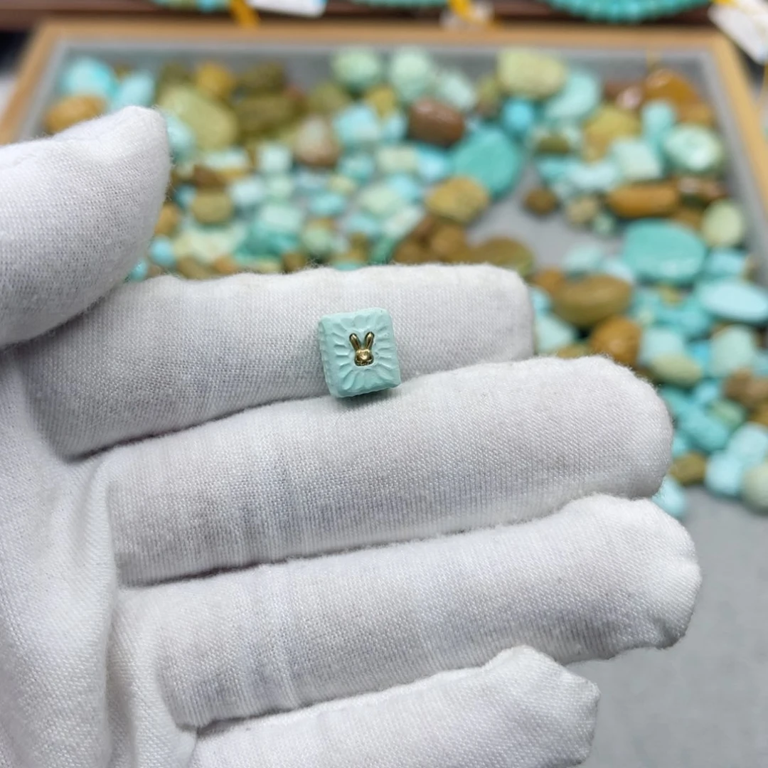 绿松石挂件未镶嵌