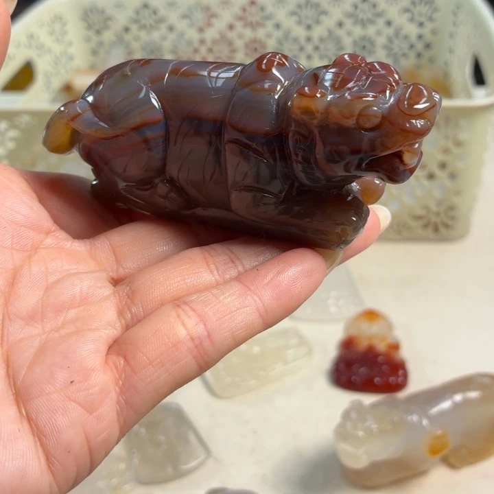 玛瑙/玉髓未镶嵌吊坠(不含链)