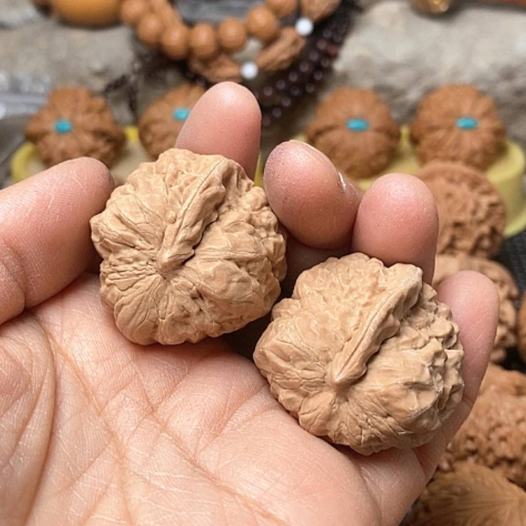 【闪购商品】文玩核桃把件全品34蛤蟆头异型一根筋