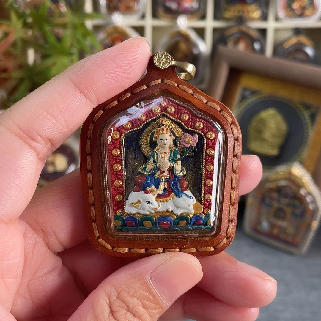 慕***斌泥塑普贤彩绘擦擦