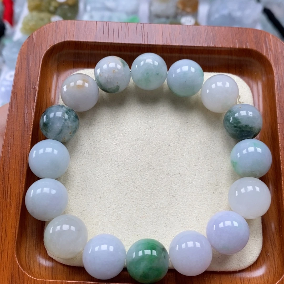 翡翠未镶嵌颈饰手串