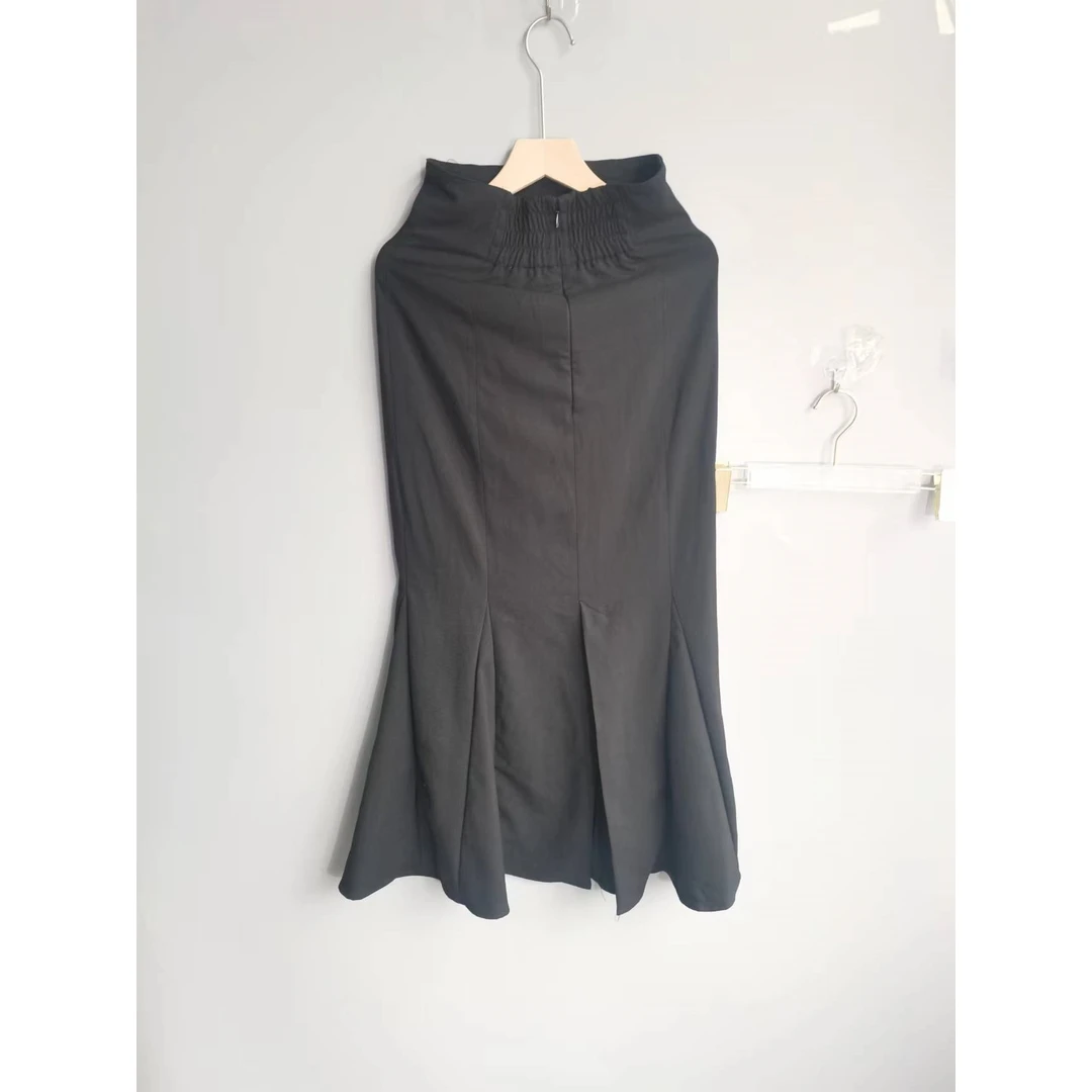 【Montendre】秋季新款 时尚休闲气质不带纯色半身裙轻职风