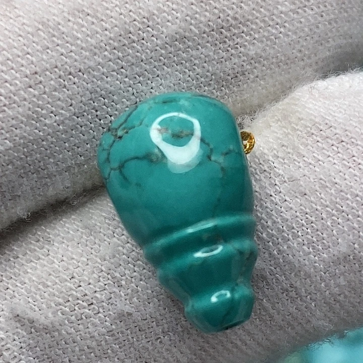 绿松石未镶嵌天然原矿 地大质检