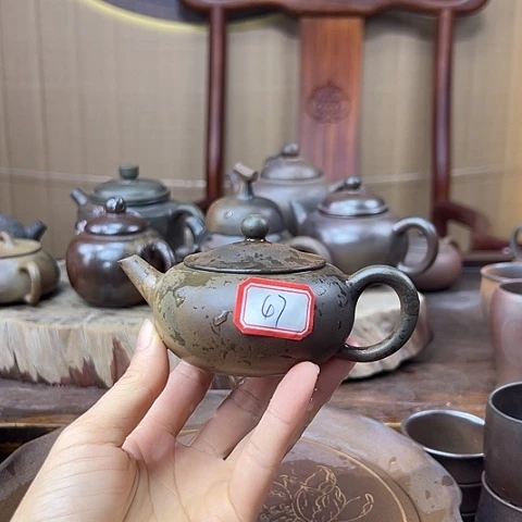 戬谷龙窑坭兴陶柴烧壶47